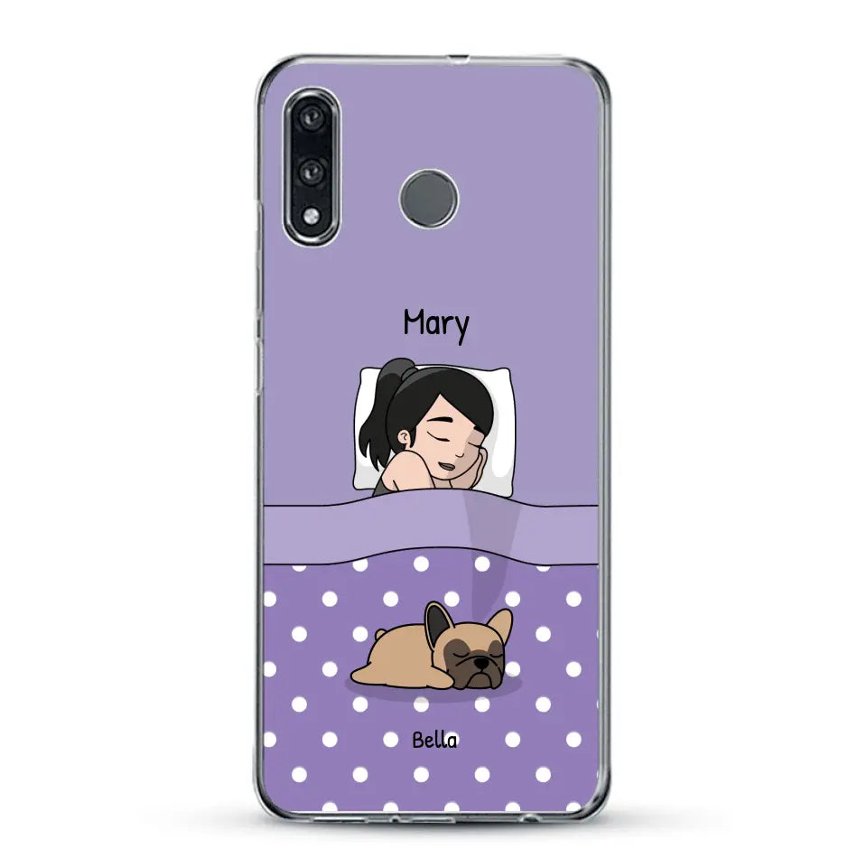 Cuddle time with pets Single - Personalized Phone Case