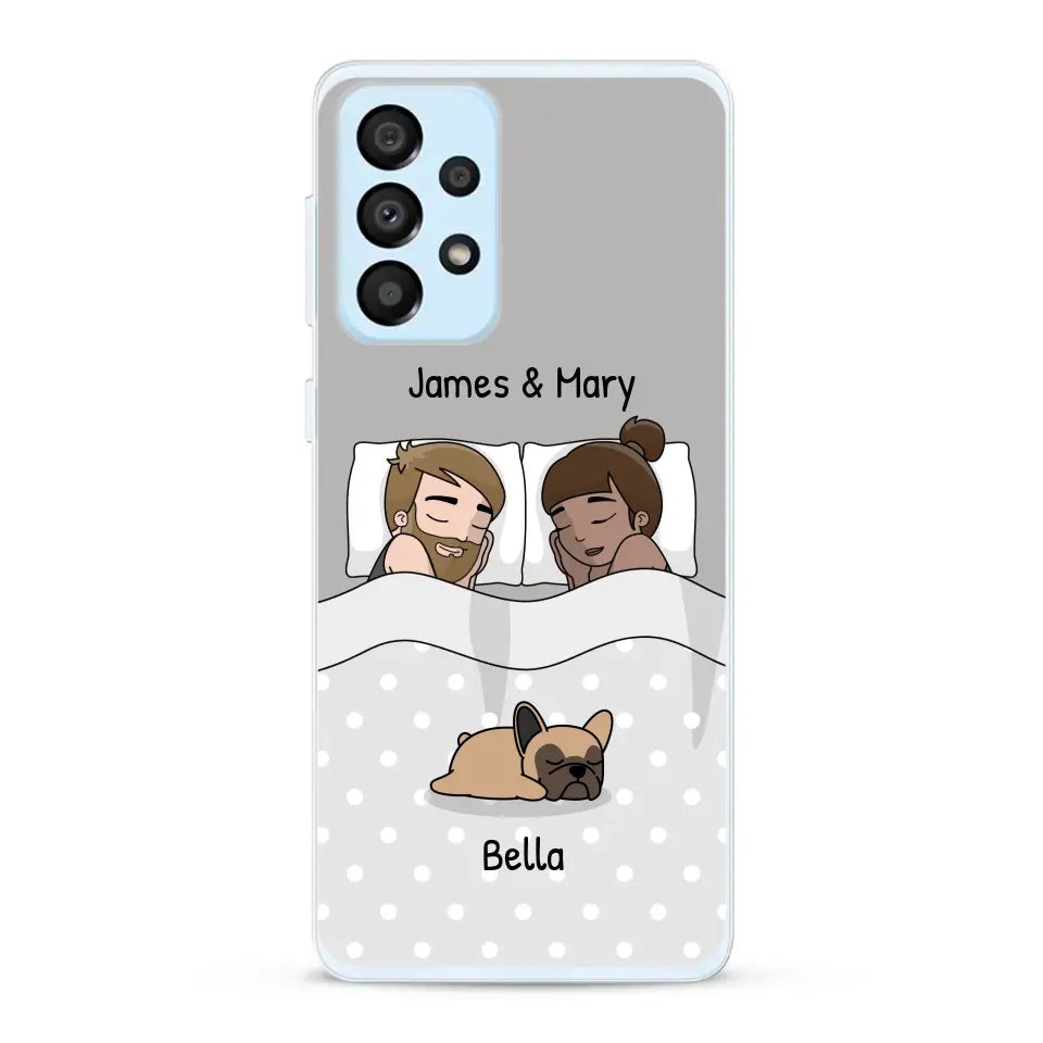 Cuddles with pets - Personalized Phone Case