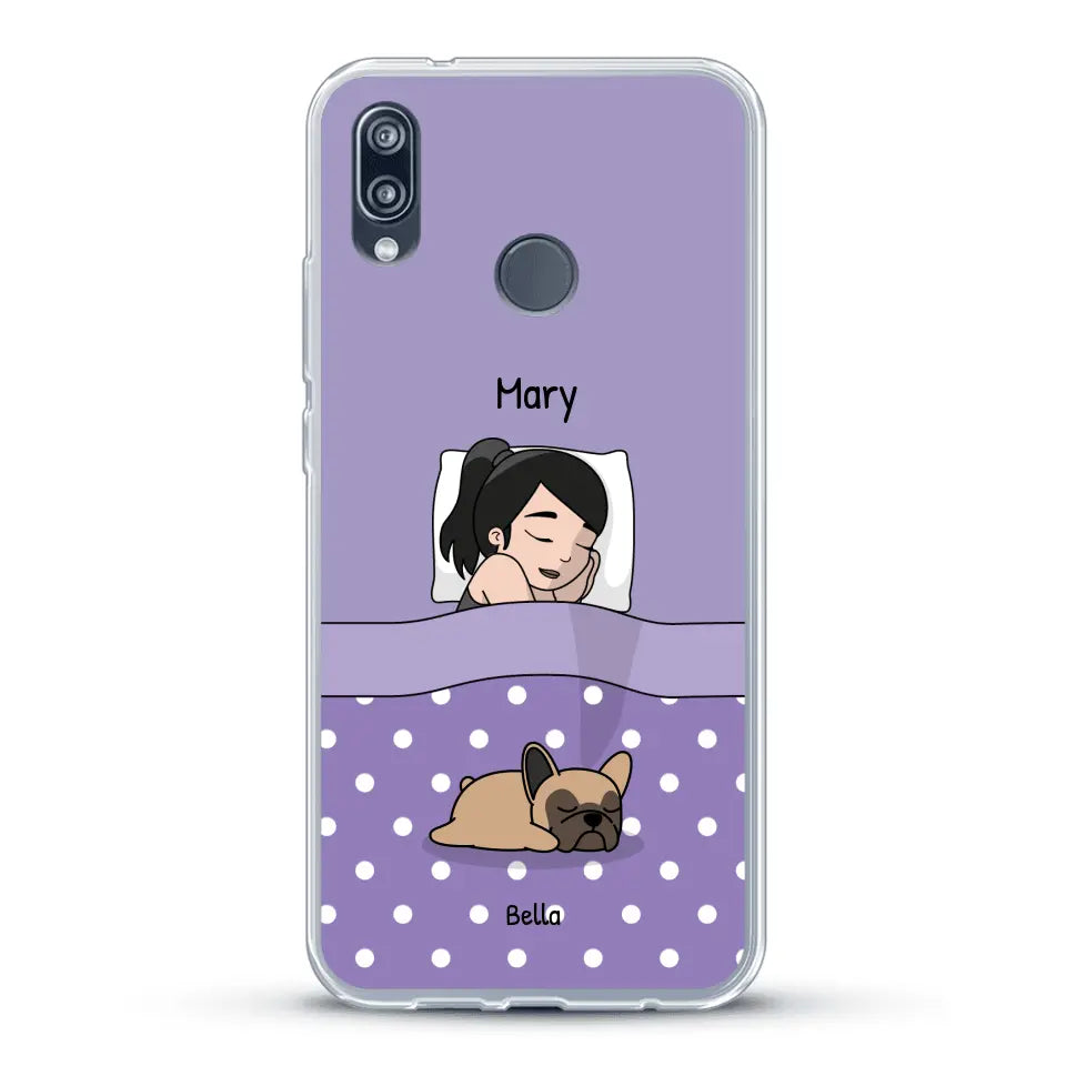 Cuddle time with pets Single - Personalized Phone Case