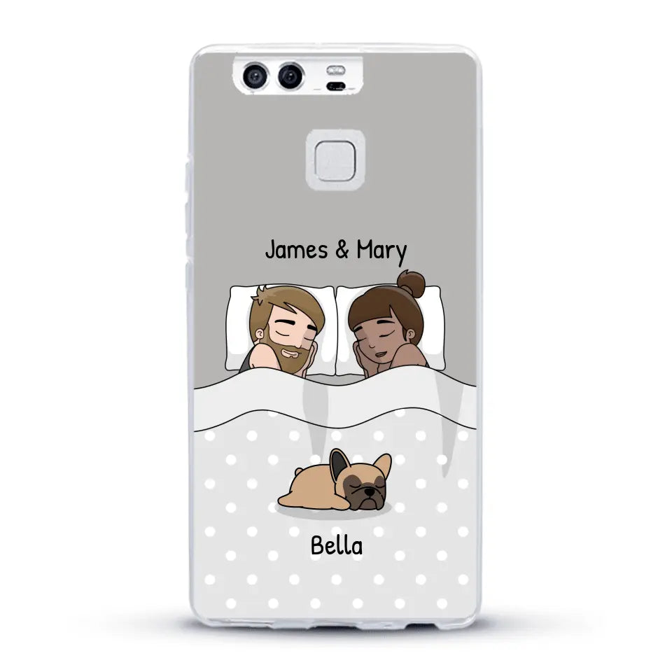 Cuddles with pets - Personalized Phone Case