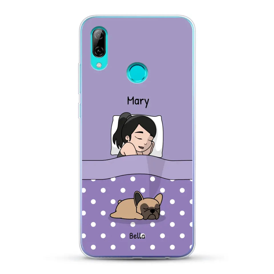 Cuddle time with pets Single - Personalized Phone Case