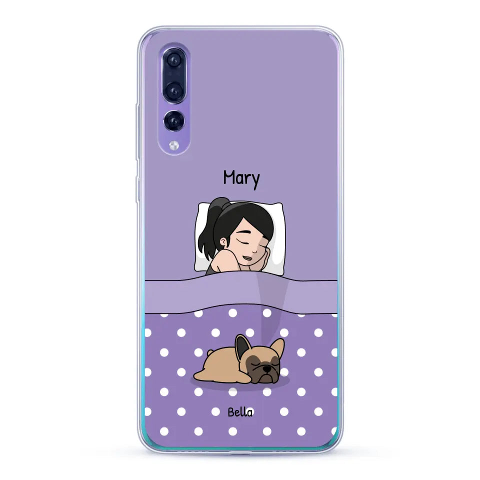 Cuddle time with pets Single - Personalized Phone Case