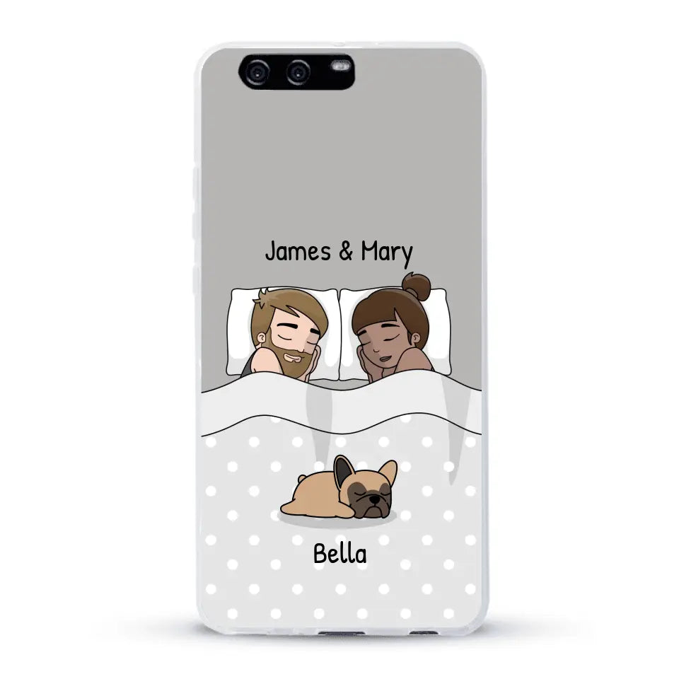 Cuddles with pets - Personalized Phone Case