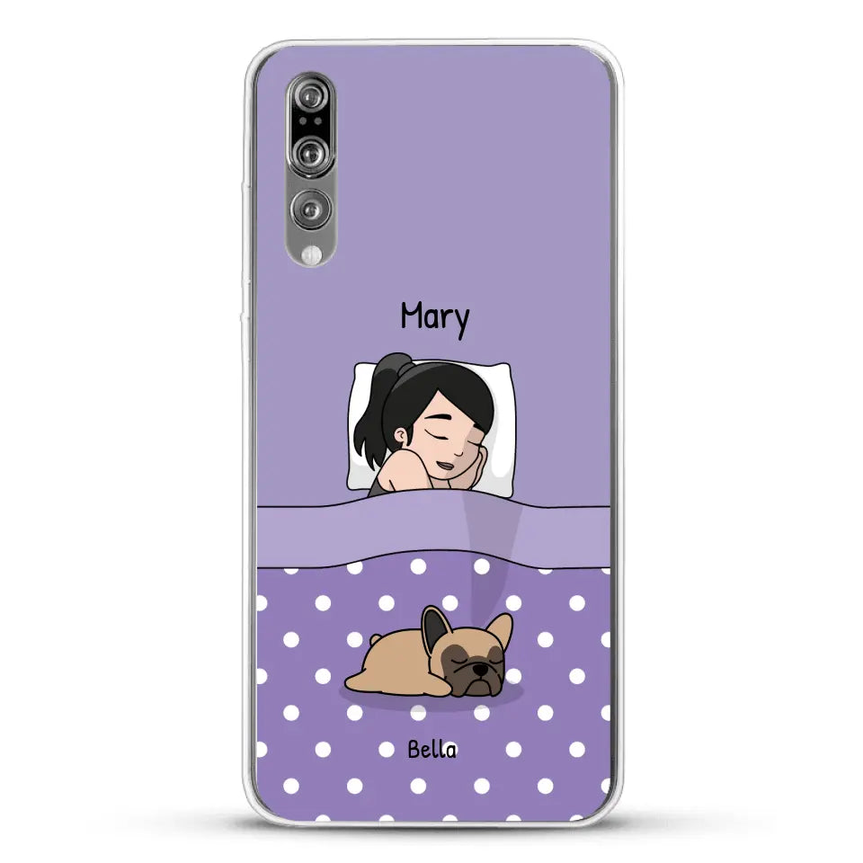 Cuddle time with pets Single - Personalized Phone Case