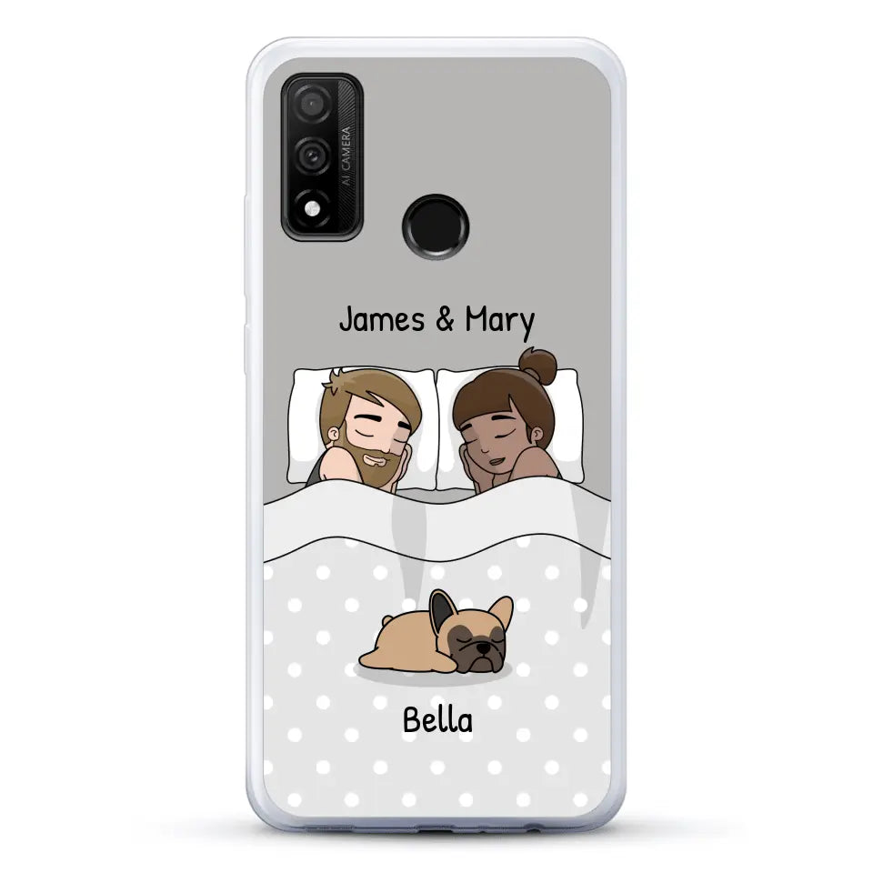 Cuddles with pets - Personalized Phone Case