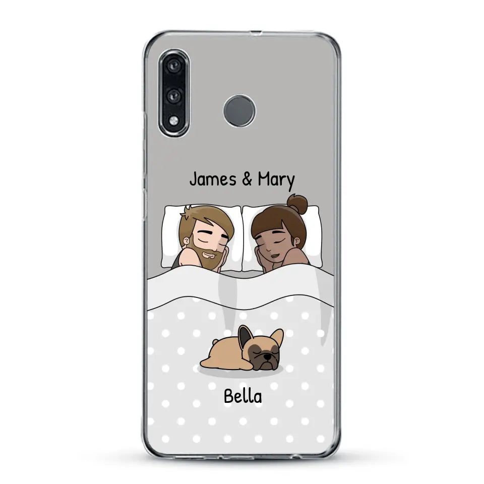 Cuddles with pets - Personalized Phone Case