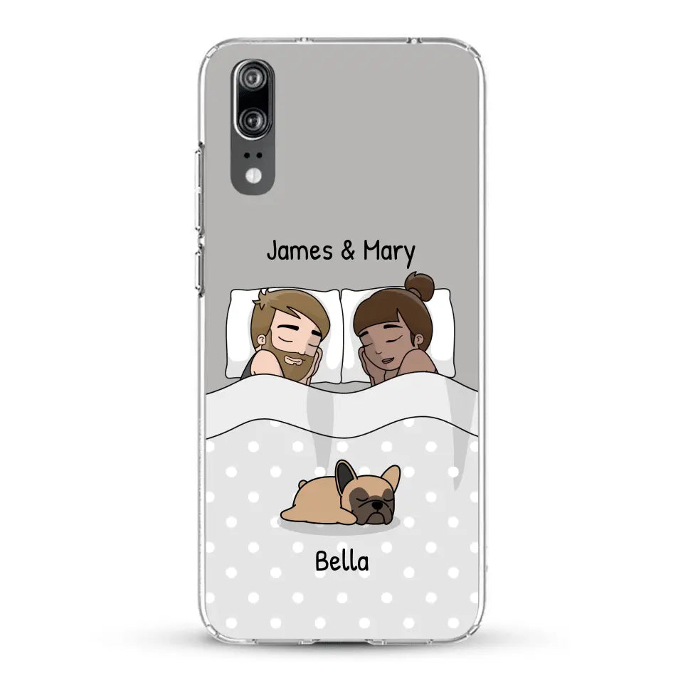 Cuddles with pets - Personalized Phone Case