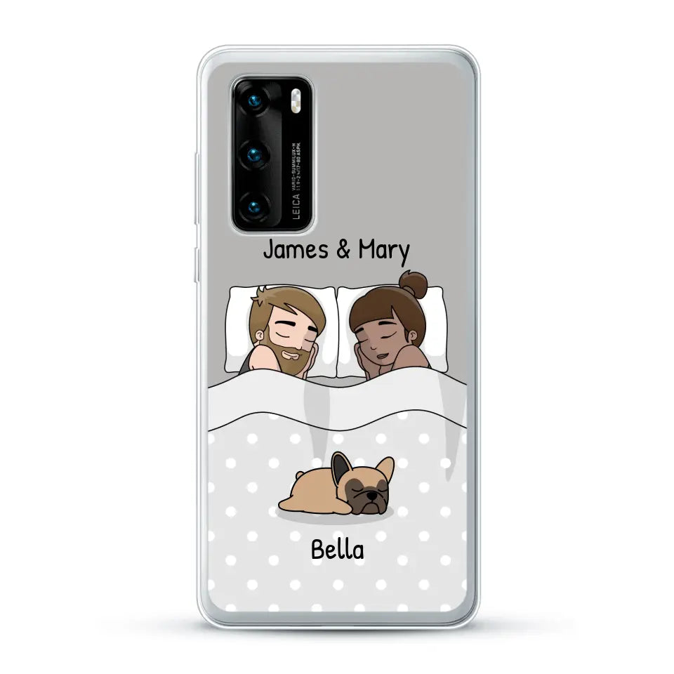 Cuddles with pets - Personalized Phone Case