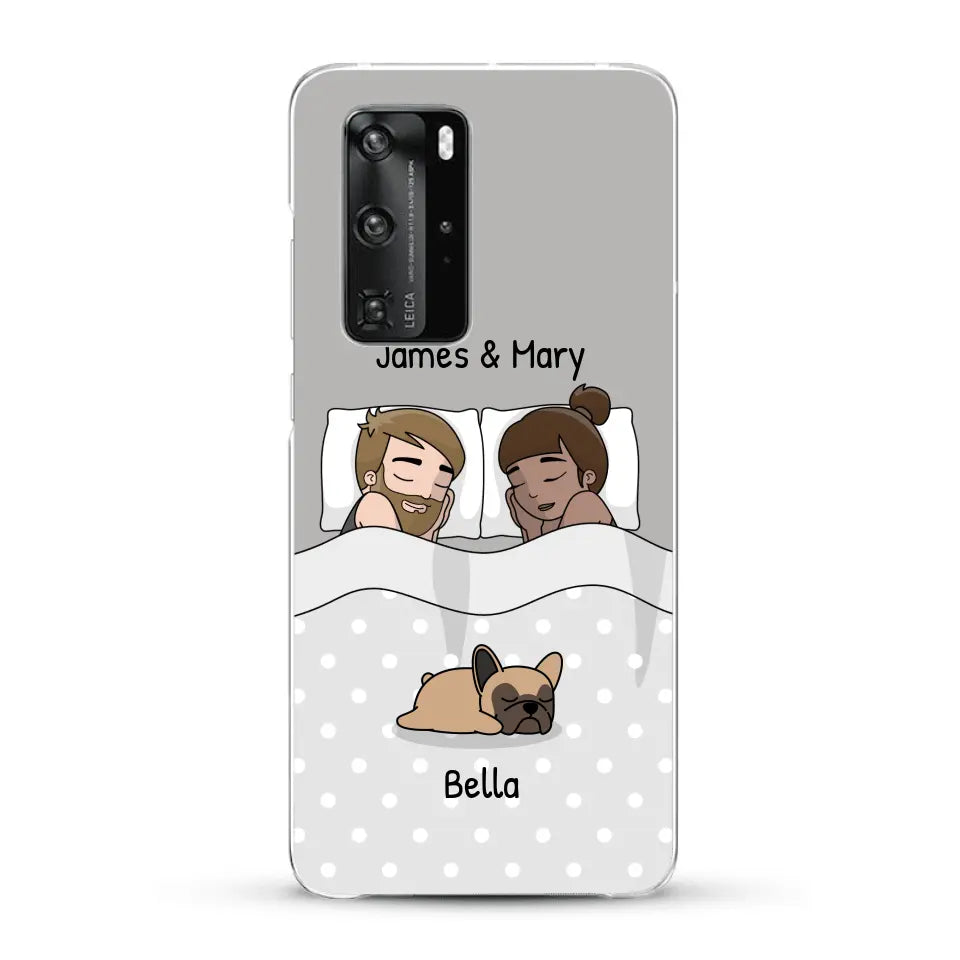 Cuddles with pets - Personalized Phone Case