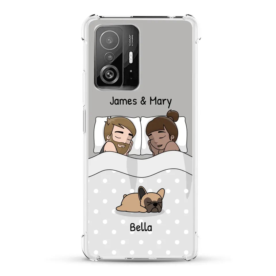 Cuddles with pets - Personalized Phone Case