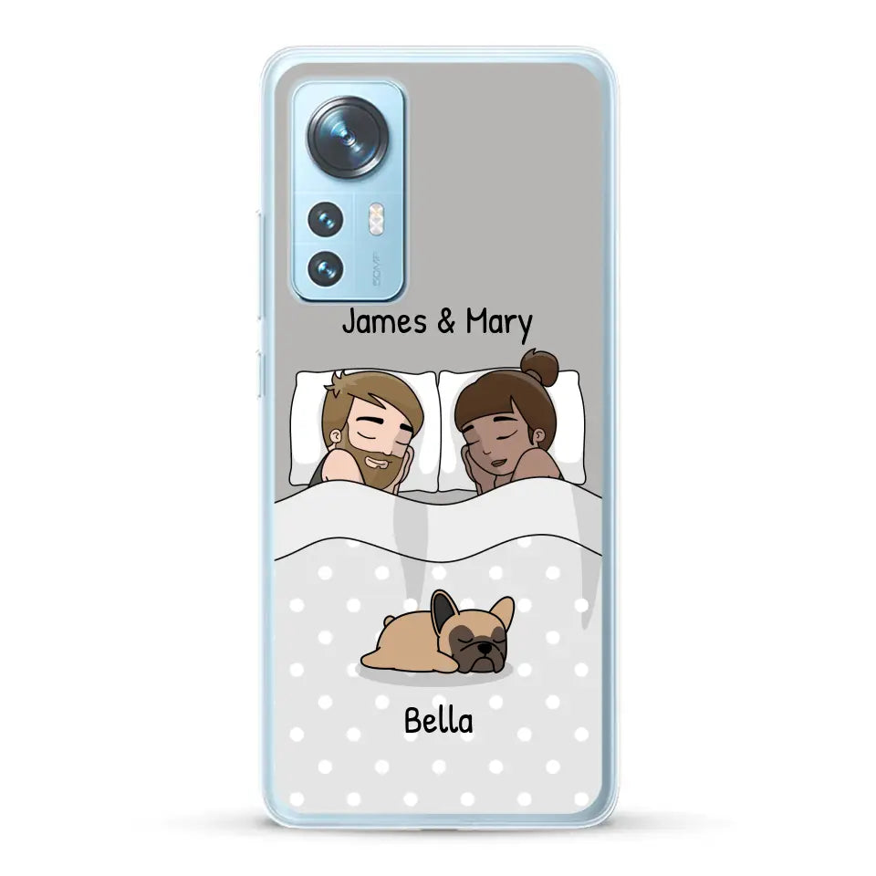 Cuddles with pets - Personalized Phone Case