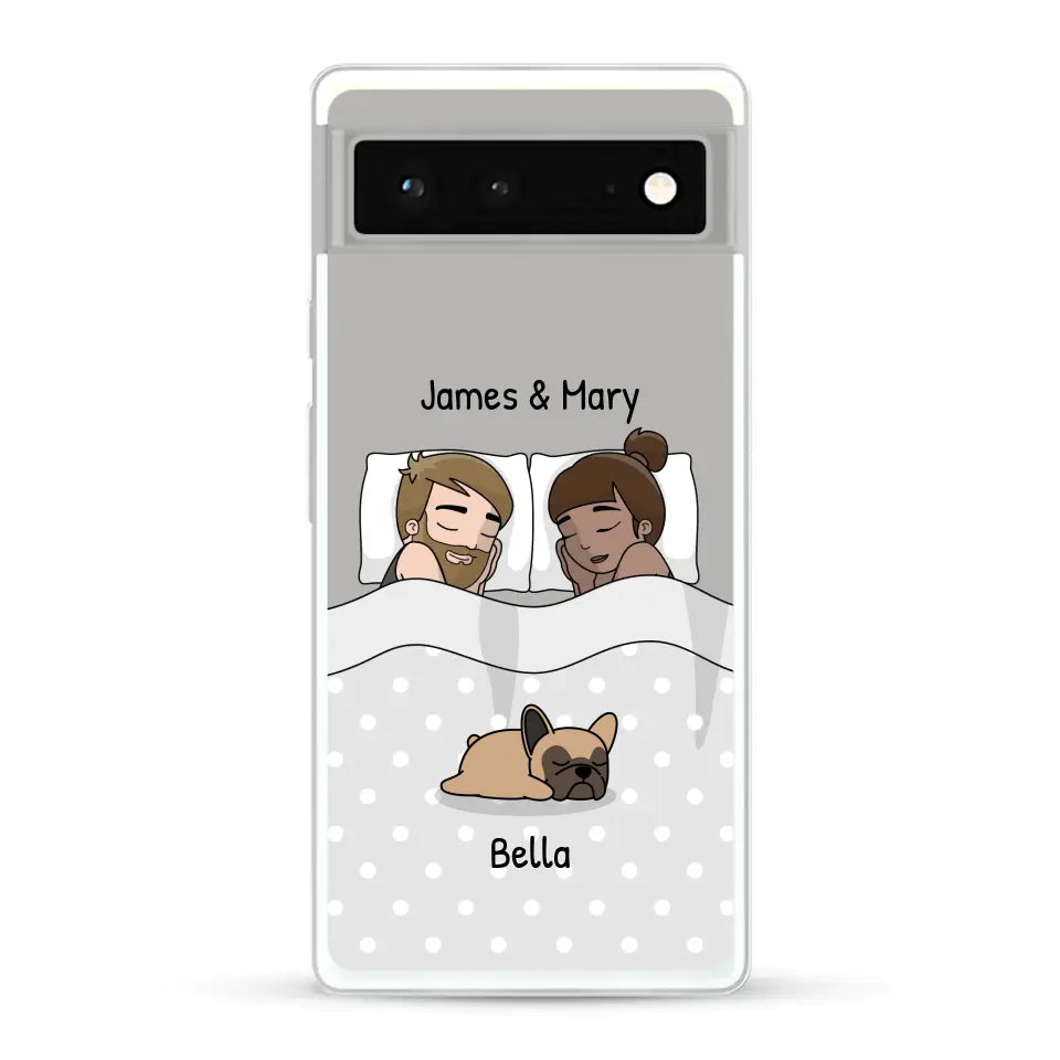 Cuddles with pets - Personalized Phone Case