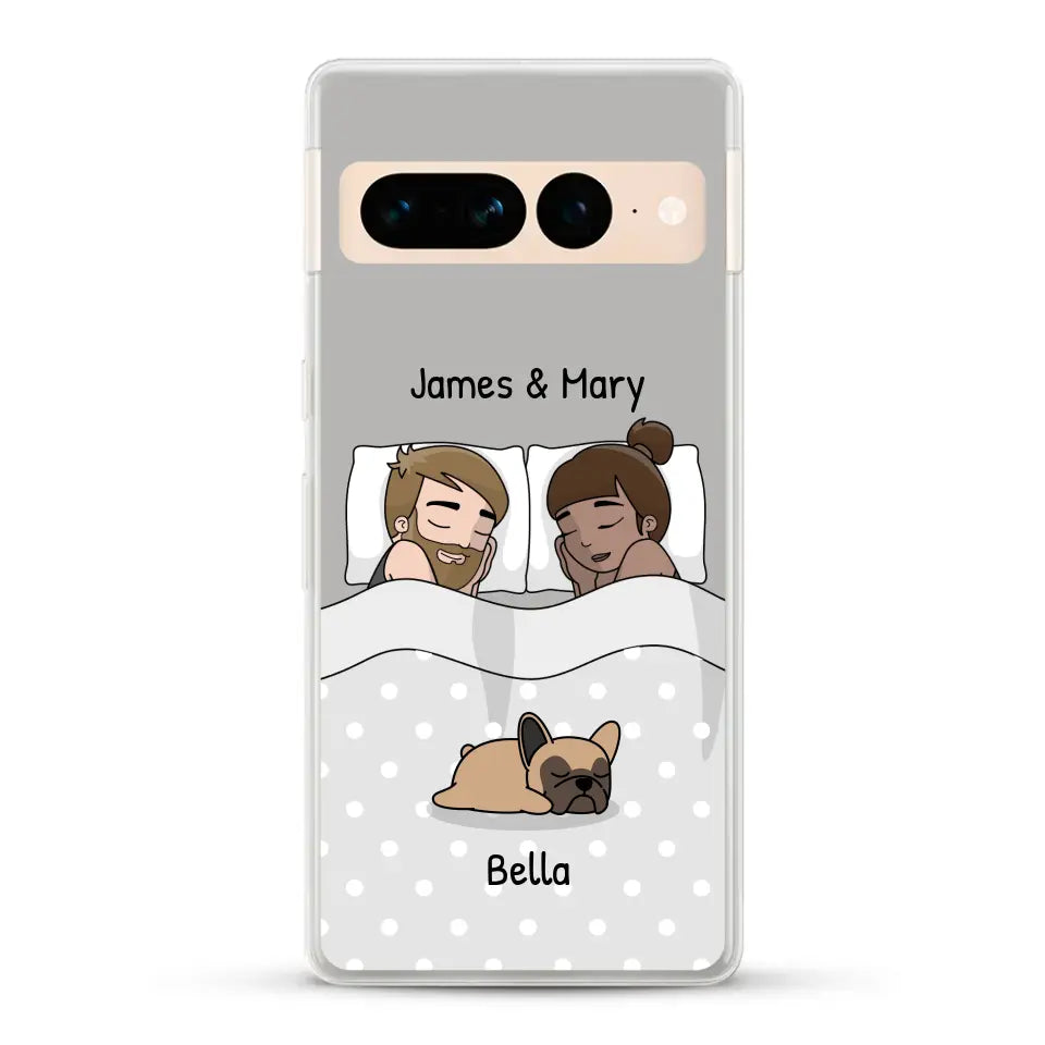 Cuddles with pets - Personalized Phone Case