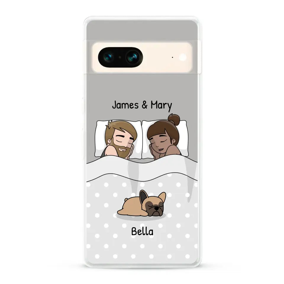 Cuddles with pets - Personalized Phone Case