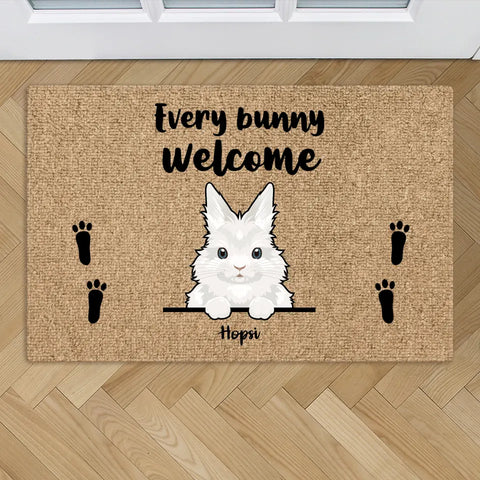 Every bunny welcome - Personalized Doormat - Featured Image