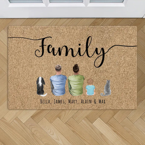 LGBTQ+ Family - Personalized Doormat - Featured Image