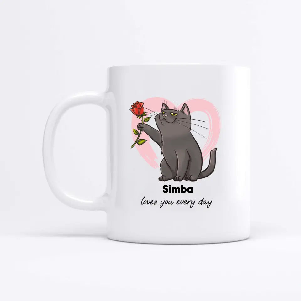 Your cat loves you - Personalized Mug