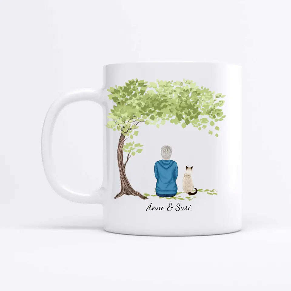 Best pet granny (flower pattern) - Personalized Mug