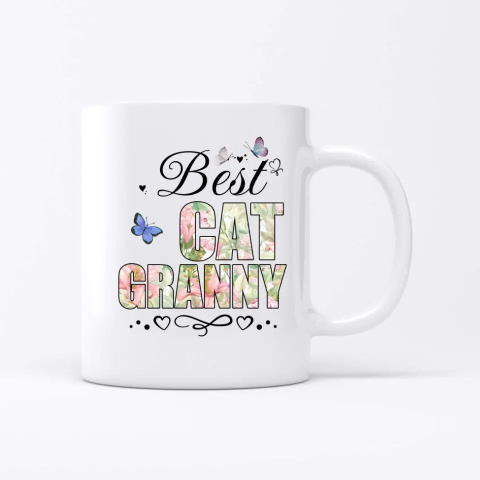 Best pet granny (flower pattern) - Personalized Mug