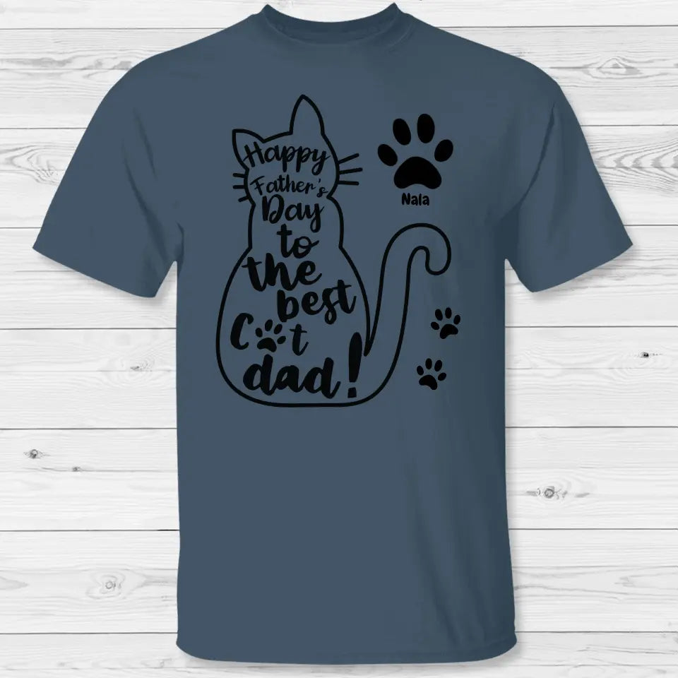 Best cat dad - Personalized T-shirt