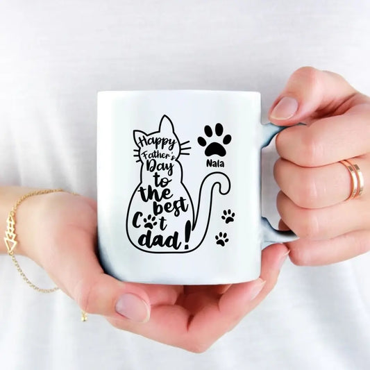 Best cat dad - Personalized Mug
