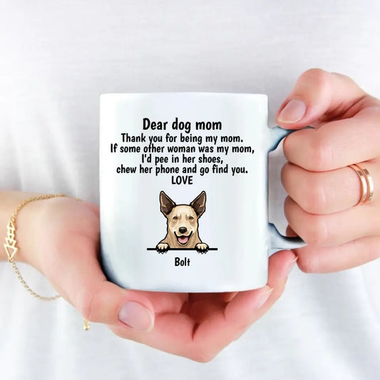 Dear dog mom - Personalized mug
