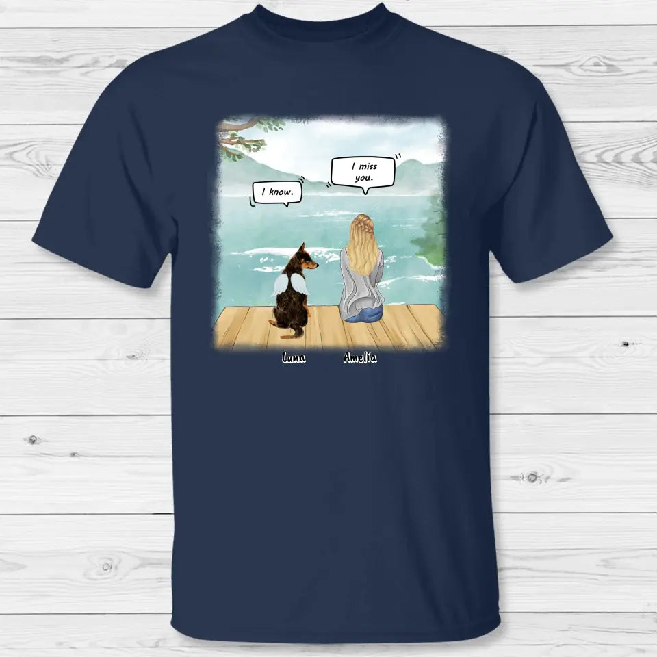 I miss you - Personalized T-Shirt