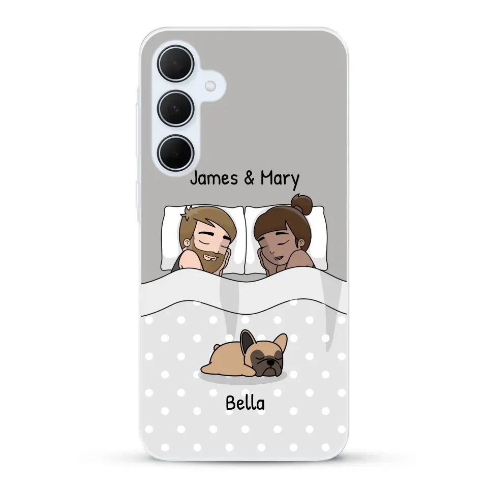 Cuddles with pets - Personalized Phone Case