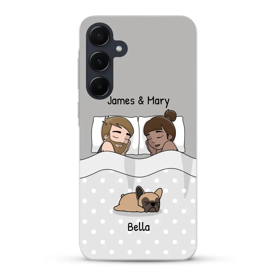 Cuddles with pets - Personalized Phone Case