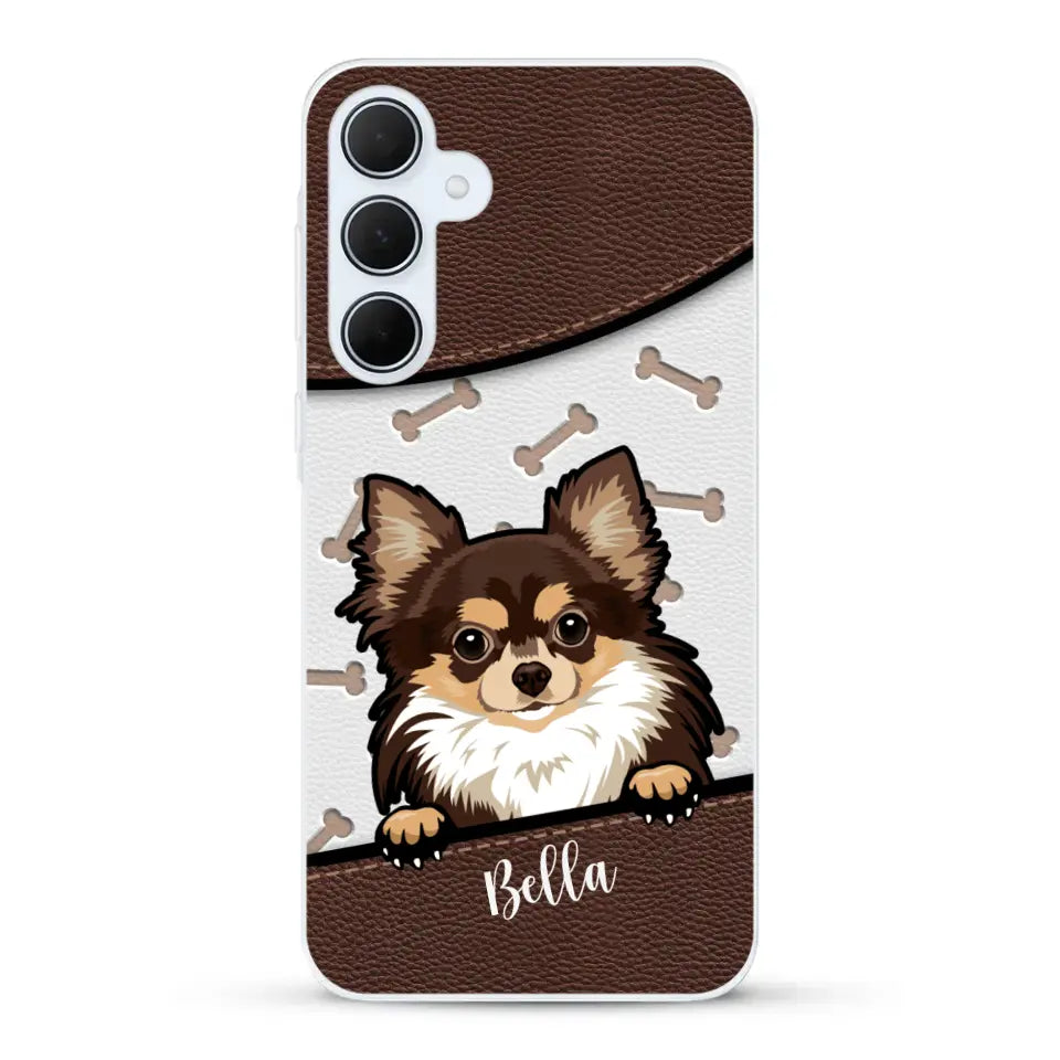 Pet leather look - Personalized Phone Case