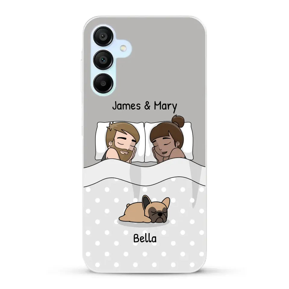 Cuddles with pets - Personalized Phone Case