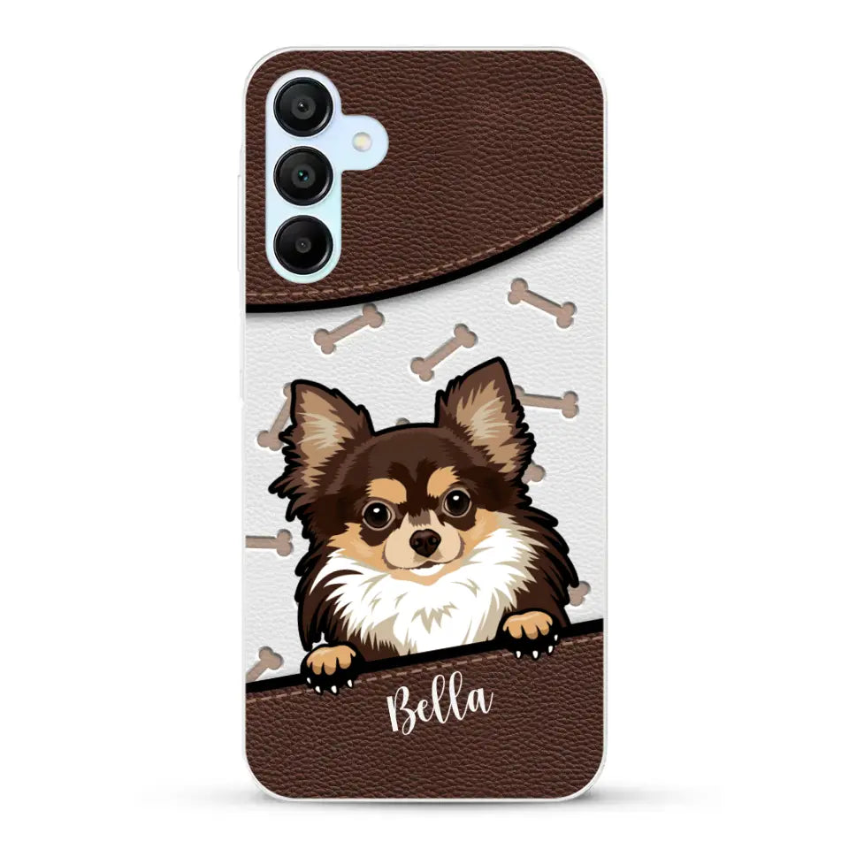 Pet leather look - Personalized Phone Case