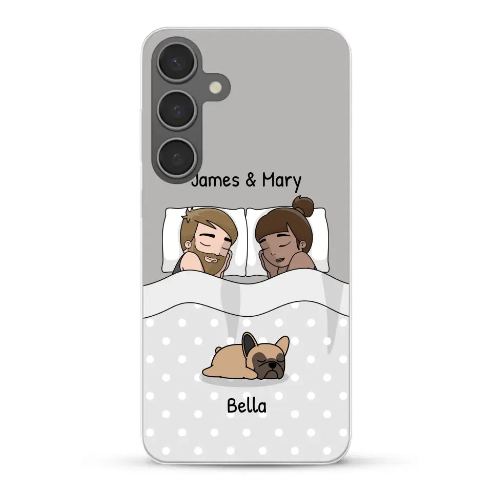 Cuddles with pets - Personalized Phone Case