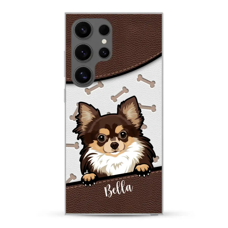 Pet leather look - Personalized Phone Case