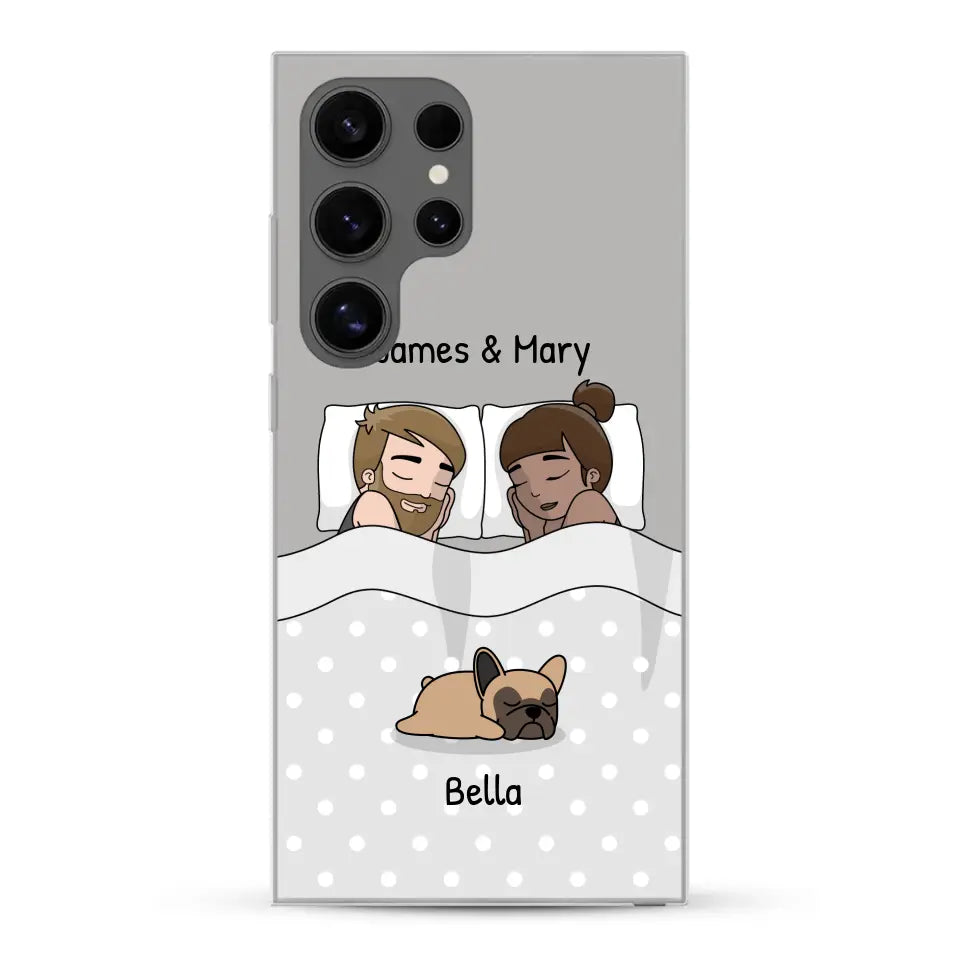 Cuddles with pets - Personalized Phone Case