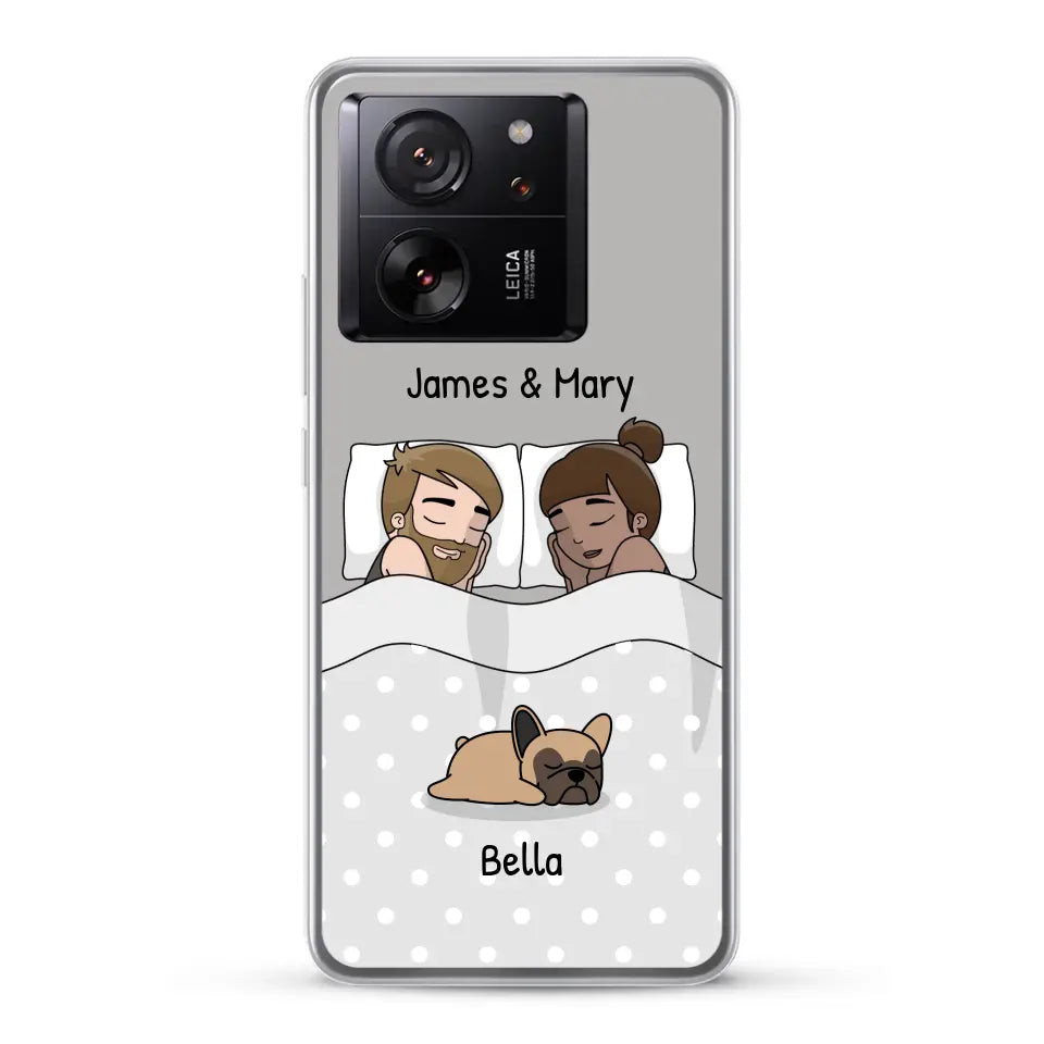 Cuddles with pets - Personalized Phone Case