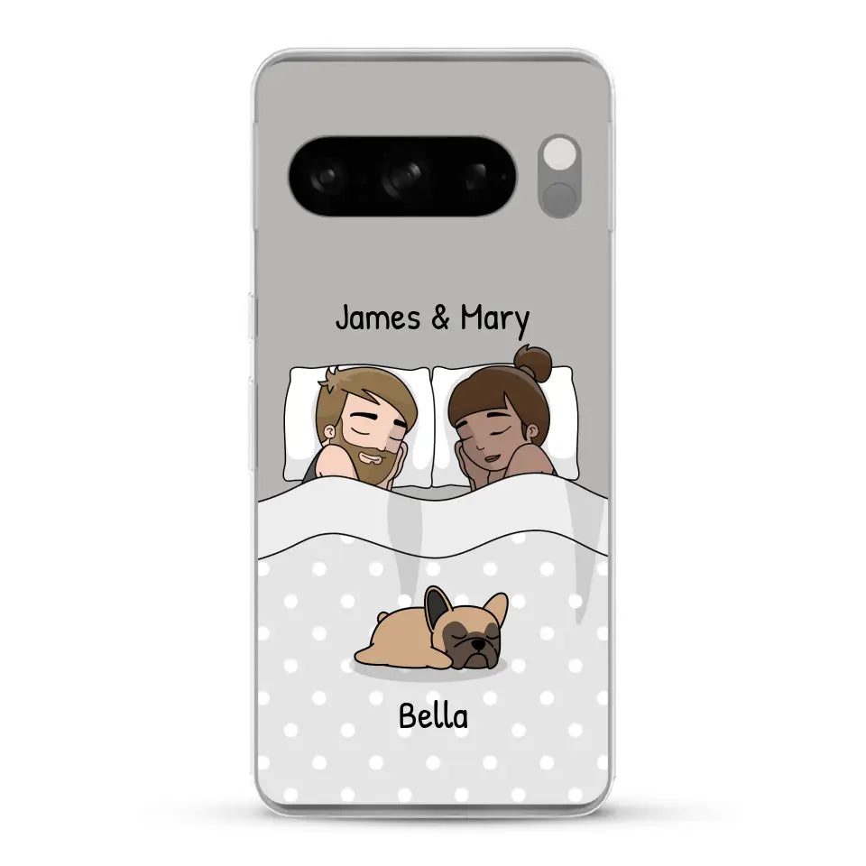 Cuddles with pets - Personalized Phone Case