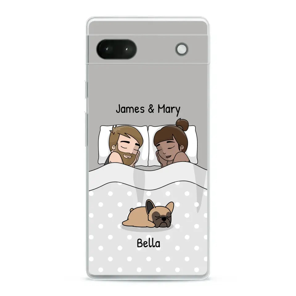 Cuddles with pets - Personalized Phone Case