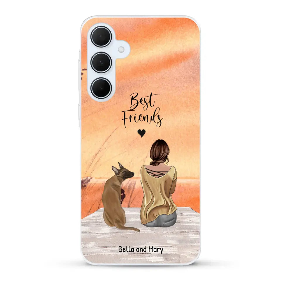 Together with my pet - Personalized Phone Case