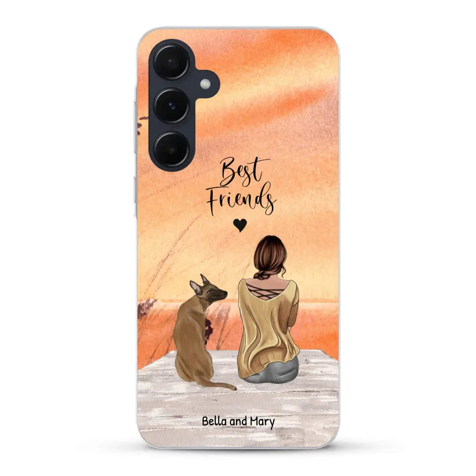 Together with my pet - Personalized Phone Case