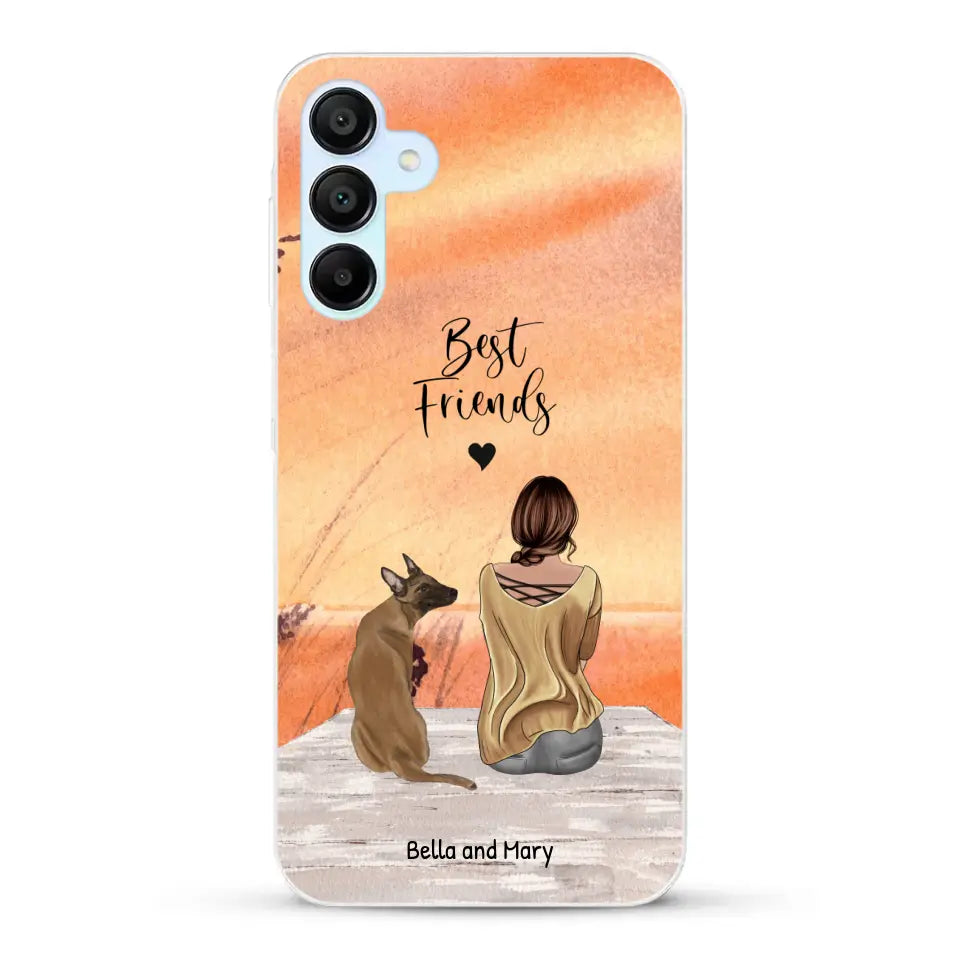 Together with my pet - Personalized Phone Case