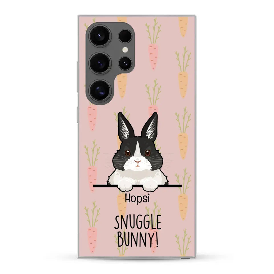 Snuggle bunny - Personalized Phone Case