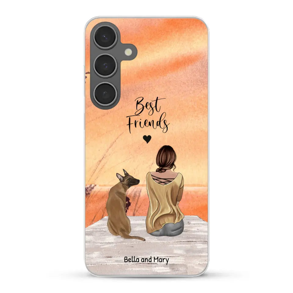 Together with my pet - Personalized Phone Case