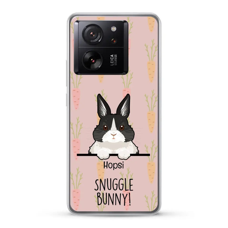 Snuggle bunny - Personalized Phone Case