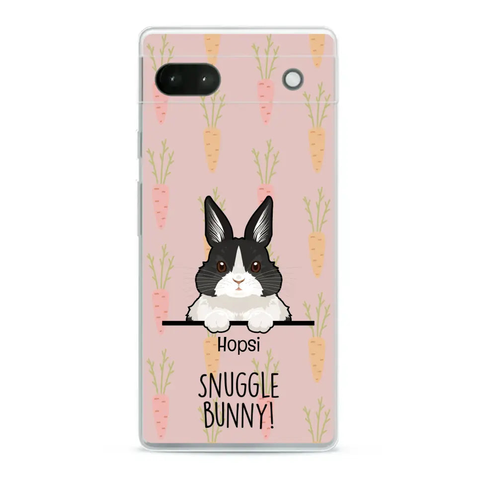 Snuggle bunny - Personalized Phone Case