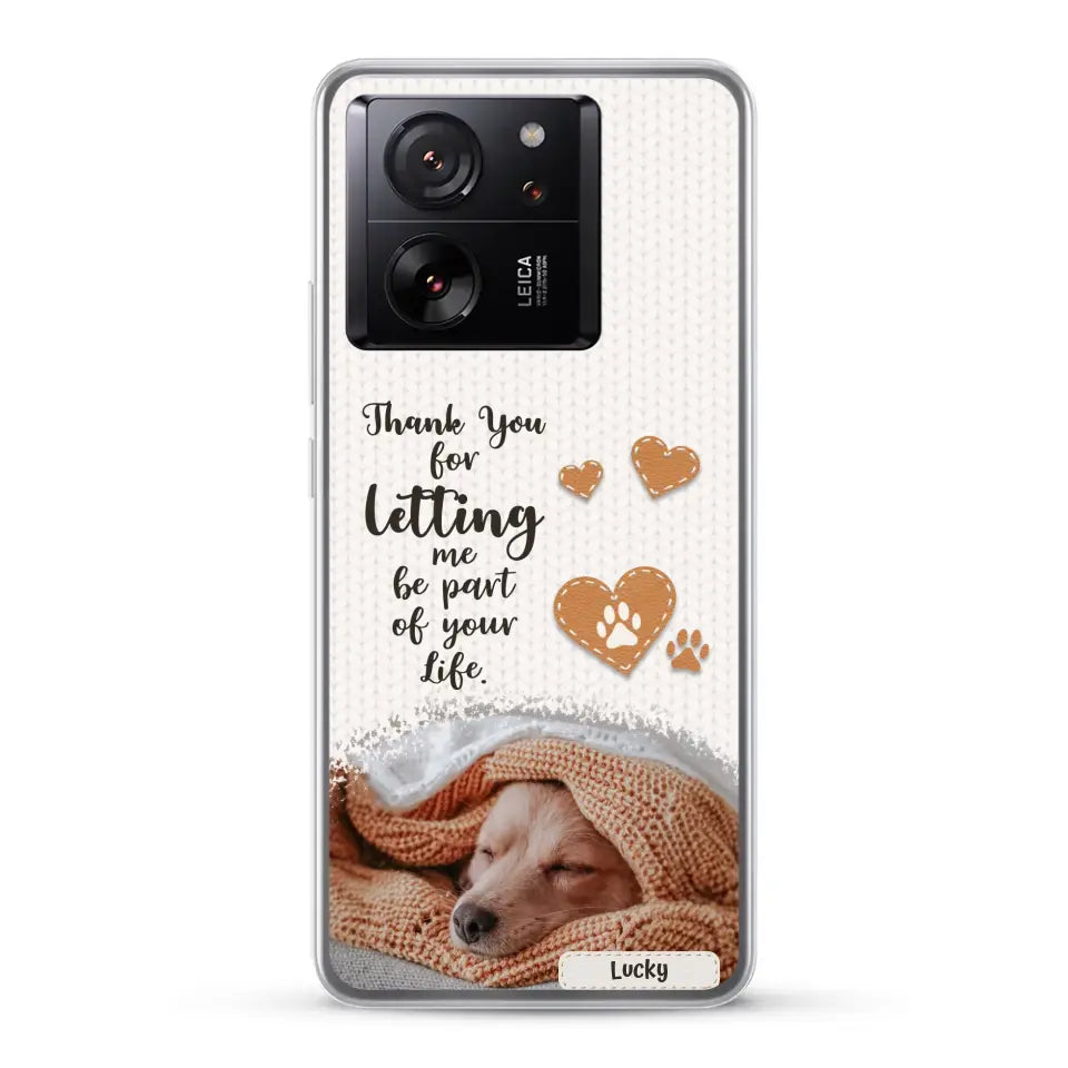 Thank you - Personalized Phone Case