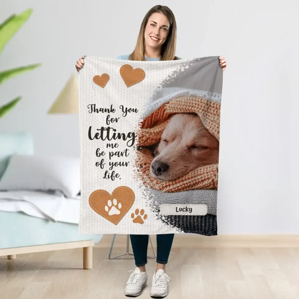 Thank you - Personalized Blanket