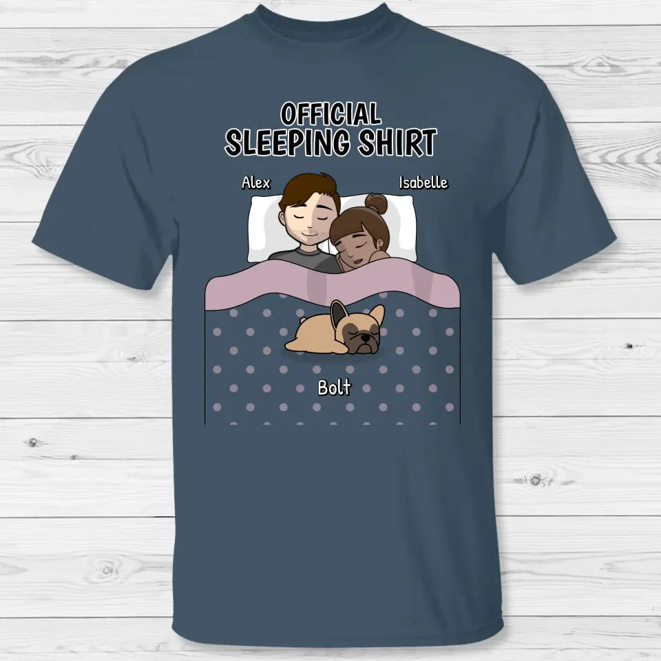 Cuddle time with pets - Personalized T-Shirt