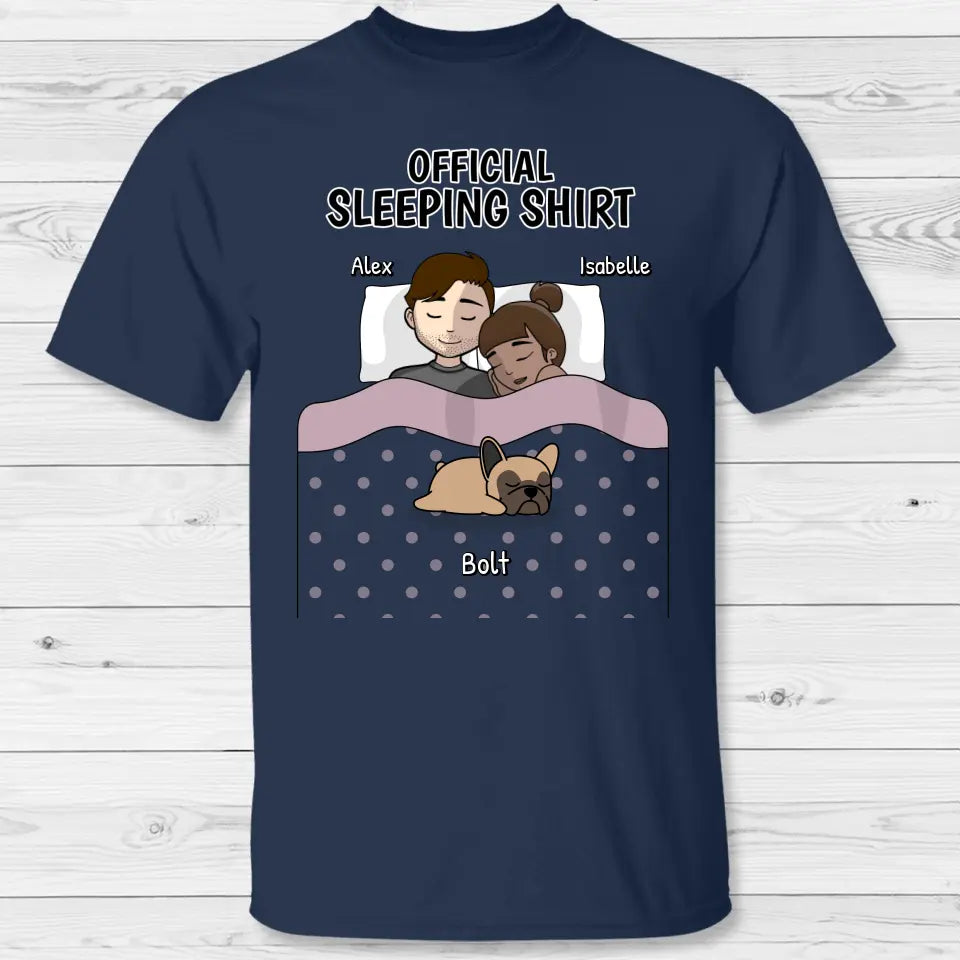 Cuddle time with pets - Personalized T-Shirt