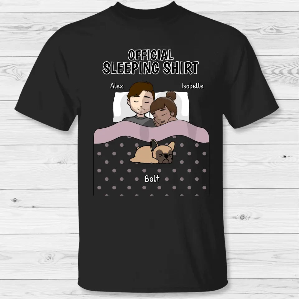 Cuddle time with pets - Personalized T-Shirt